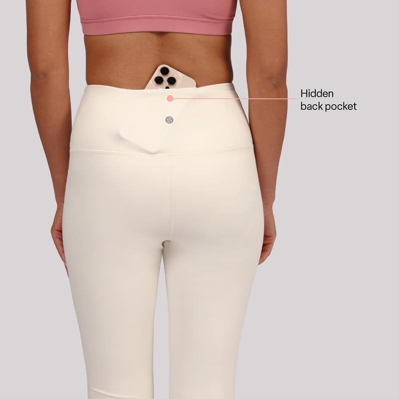Image of BlissClub The Ultimate Leggings Lite, Ankle Length Tights for Women for Gym, Yoga and Workout with High Waist, Regular (for Women Upto 5'4)