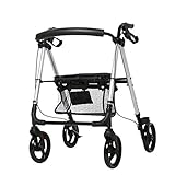 ▶ VERSCHLIESSBARE BREMSEN: Die Handbremse kann hochgezogen werden, um zu bremsen, und der Niederhalter kann blockieren