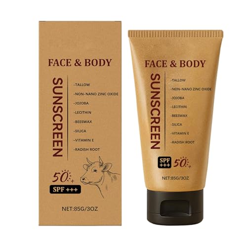 Protección Solar Corporal, Loción Bloqueadora 85 g, Crema SPF50 Protección UV No Grasa Hidratante Corporal para Piel Sensible Actividades Diarias y Exterior Viajes Vacaciones