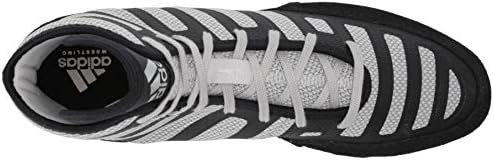 adidas Unisex Varner Wrestling Shoe, Black/Grey/Grey, 9.5 US Men | Image 4