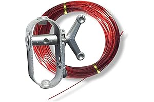 Pool Cover Cable Winch Kit for Effortless Above Ground Pool Covers