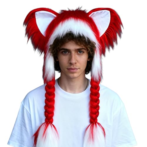 Chapeau avec oreilles chaud contre le vent - Bonnet réglable enfant et femme