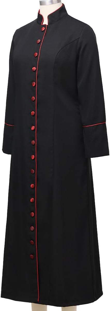 BLESSUME Women Choir Roman Cassock Robe Clergy Pulpit Liturgical Vestment Robe - Image 2