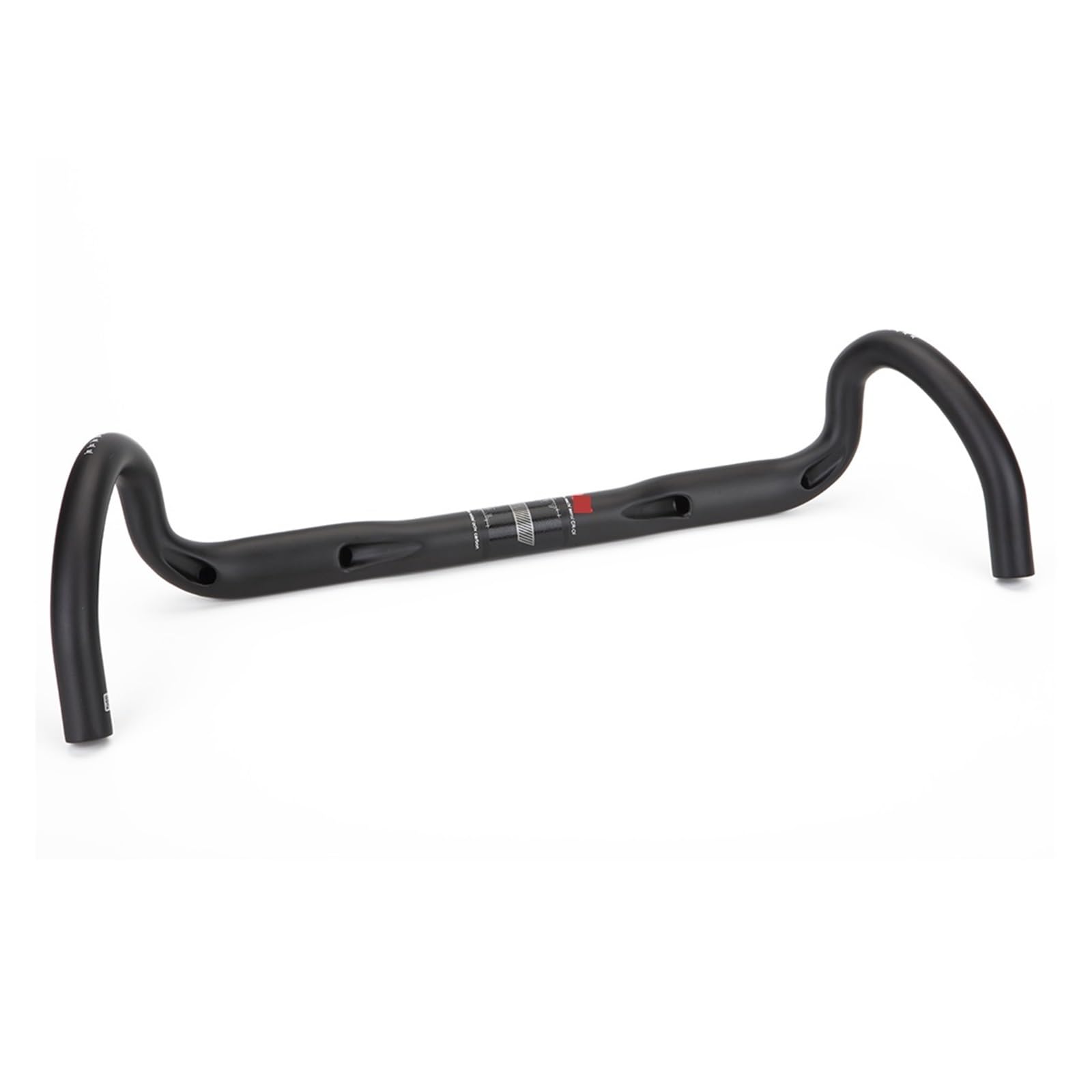 Vélo de route ultraléger en fibre de carbone pour vélo de gravier - Mat brillant 3K - Repose-guidon complet en fibre de carbone - Style TT - Guidon à pignon fixe