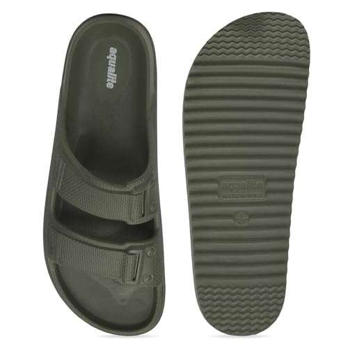 Image of Aqualite NEO-9294 Casual Slide Slipper for Men dailywear Slip-ons Anti-Skid, Waterproof EVA Slide Flipflop