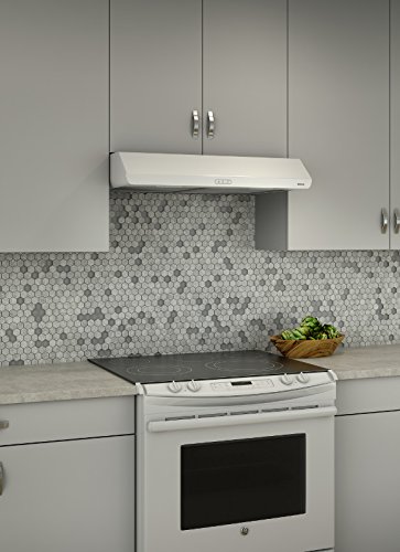 Broan-Nutone Bkdb130Ww Sahale 30-Inch Under-Cabinet 4-Way Convertible Range Hood With 3-Speed Exhaust Fan And Light, White #TOP5