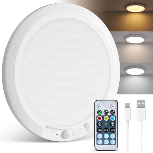 wowatt 10000mAh Rechargeable Ceiling Light Battery Operated Ceiling Lights