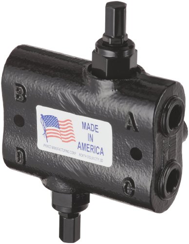 Prince DRV-2HH Double Relief Valve, Differential Poppet, Cast Iron, 3000 psi, 30 gpm, 3/4" NPTF