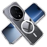 Tieeyivv Magnetische Hülle für Honor Magic 8 Pro Hülle für Magsafe,Cover Dünne Flexibles Silikon + PC Acryl Rückseite Schutzhülle Stoßfeste Ultraflaches Hybrid-Design Hülle