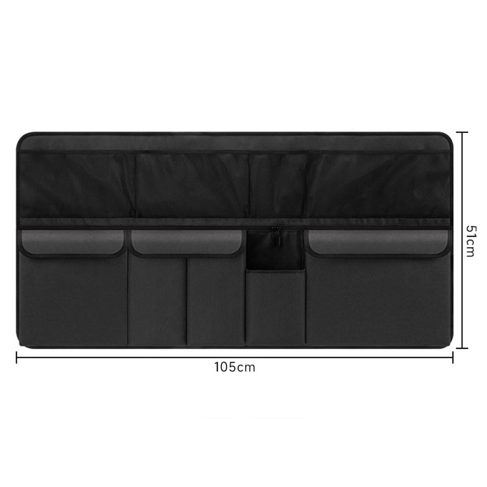 Organizer Bagagliaio Auto per, Multi-Tasca Borse per Bagagliaio Auto Appendere Portaoggetti Borsa Scomparto Accessori,A-105 * 51