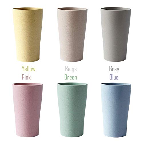 Greenandlife Dishwasher & Microwave Safe Wheat Straw Dinner Plates,Cereal Bowls,Cups Dinnerware. #TOP7