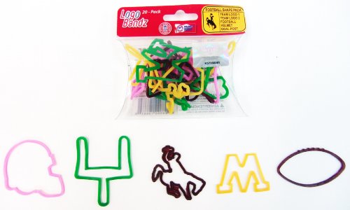 FOCO Wyoming Logo Bandz Bracelets