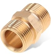 Podwójna złączka M22 x 14 mm adapter do spryskiwacza wysokociśnieniowego, mosiężny łącznik węża adapter złącze do H...