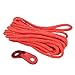 SPYMINNPOO Cuerda Reflectante para Acampar, Cuerda de 4 Mm de Espesor con Hebilla de Aleación de Aluminio Súper Fuerte para Fijar el Toldo de la Tienda(Rojo)