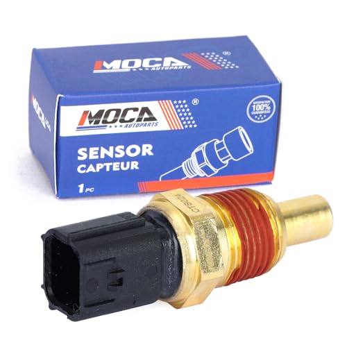 MOCA Engine Coolant Temperature Sensor Compatible with 01-06 for Chrysler Sebring 2.4L & 06-10 for Dodge Charger 2.7L & 05-07 for Jeep Grand Cherokee 5.7L & 02-08 for Mini Cooper 1.6L