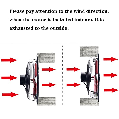 Ventilador Extractor Industrial 10 Pulgadas Metal con Cubierta de Red Doble para Cocina y Baños miniatura 6