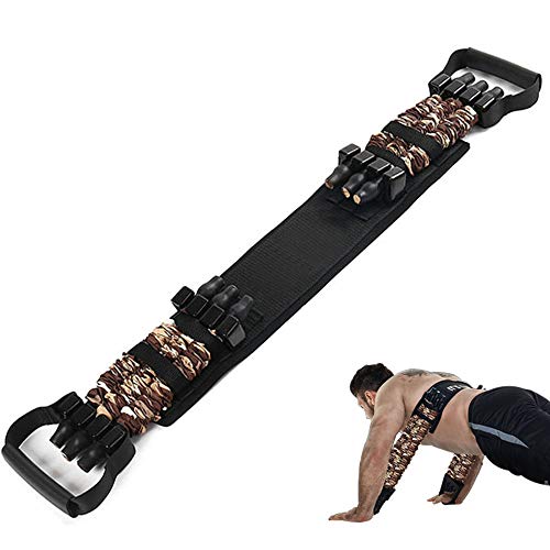 Sunsign Adjustable Resistance Bands, Push up Workout Strength Training, Fitness Tracker, Removable Chest Expander, Replace The Barbell Bench Press arm Expander Pectoral Muscle Training, 198LB