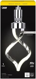 Feit Electric Spiral E26 (Medium) LED Bulb Bright White 60 Watt Equivalence 1 pk