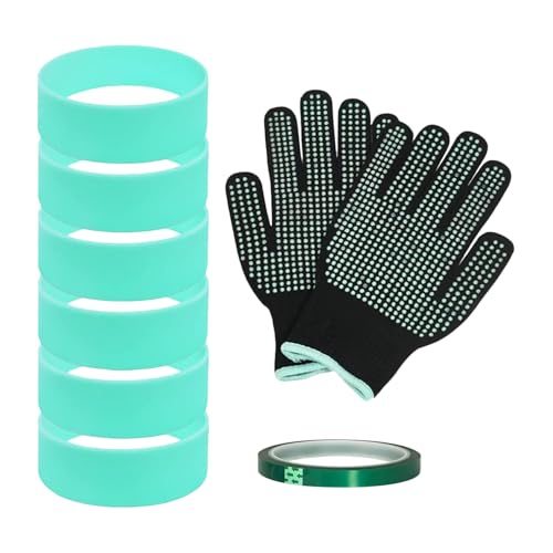 Genérico Elástica Reductora De Fantasmas – 6 Piezas De Bandas De Vaso Para Sublimación, De Taza Reutilizable, Para Manualidades, Taa De Viaje, Taza, Arte En El Hogar, Frascos De Botellas De Agua