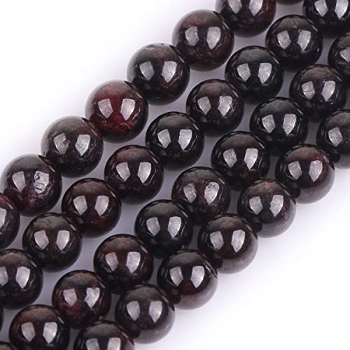 Joe Foreman Natural Round Garnet Gemstone Loose Beads 8Mm In Bulk One Strand 15" #TOP12