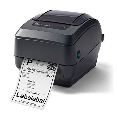 Labelebal 8 Stacks 4" X 6" Fanfold Direct Thermal Labels (101Mm X 152Mm) Shipping Address Mailing Postage Labels Compatible For Zebra 2844 & Rollo Printer Adhesives (500 Labels/Stack) #TOP5