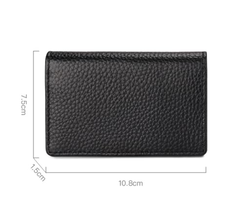 Fashion Business Card Holder Card Holder Card Holder Back Card Holder Portable Coin Purse(Black)2