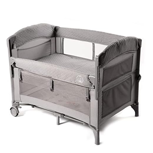 babywombworld Baby Bedside Sleeper Bassinet Bed: 3-in-1 Portable Crib for Newborns, Side Sleeper for Babies, Toddler Play Pen