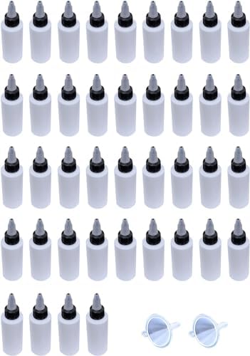 Young Wolf 40pcs HDPE Thin Tip Lab Science Dropper Bottles Empty ...