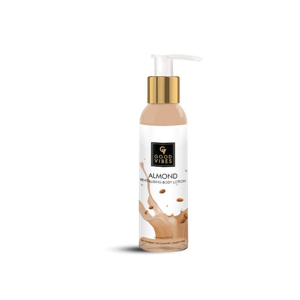 Buy Good Vibes Almond Revitalizing Body Lotion 120 ml Skin