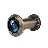 Door Viewer Peephole, 200-Degree Door Viewer with Heavy Duty Rotating Privacy Cover for 1-3/8