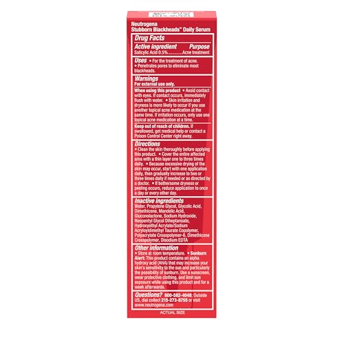 Neutrogena Stubborn Blackheads Daily Acne Facial Serum, 1 fl oz - image 9