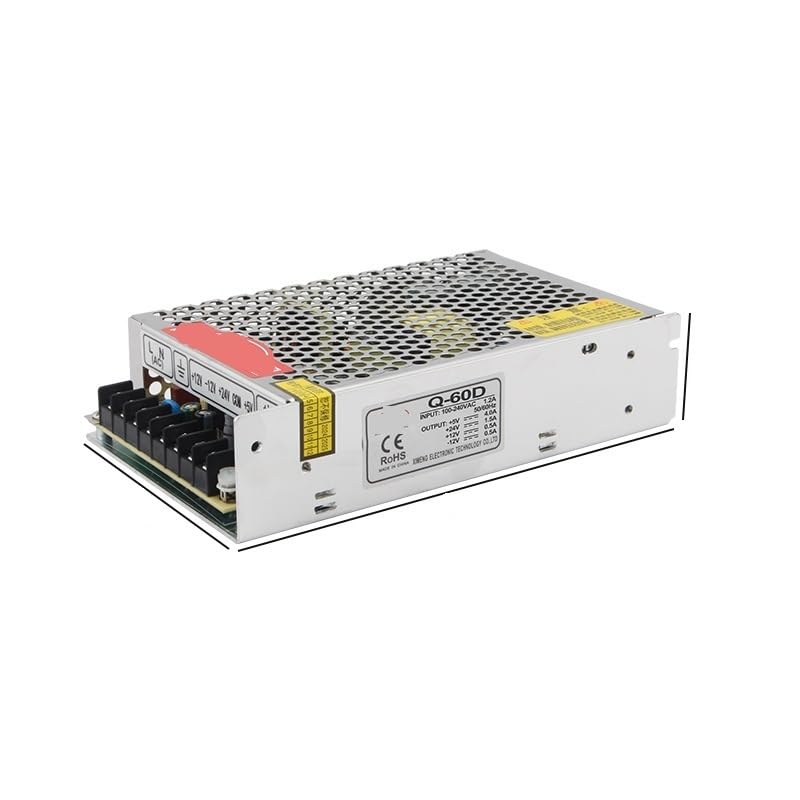 Alimentation à découpage SMPS Q-60D quad sortie 5V 12V 24V pour automatisme