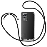 【Compatibilidad】 : Carcasa para Xiaomi Redmi Note 11 Pro 5G, Los orificios precisos le permiten acceder fácilmente a todas las funciones, Lleva tu móvil de forma segura con este práctico case con cordón para colgar en el cuello