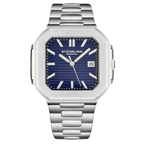 Stuhrling Original Modulus Orologio da uomo – Cassa quadrata in