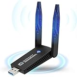 USB 3.0 & Effiziente Wärmeableitung: Der Oliveria USB WLAN Stick verfügt über eine USB 3.0-Schnittstelle, die eine 10-mal schnellere Übertragung im Vergleich zu USB 2.0 ermöglicht. Dadurch erhalten Sie eine schnellere und stabilere Verbindung. Die effiziente Wärmeableitung sorgt zudem für eine lange Betriebsdauer, ohne dass die Funktionalität beeinträchtigt wird.