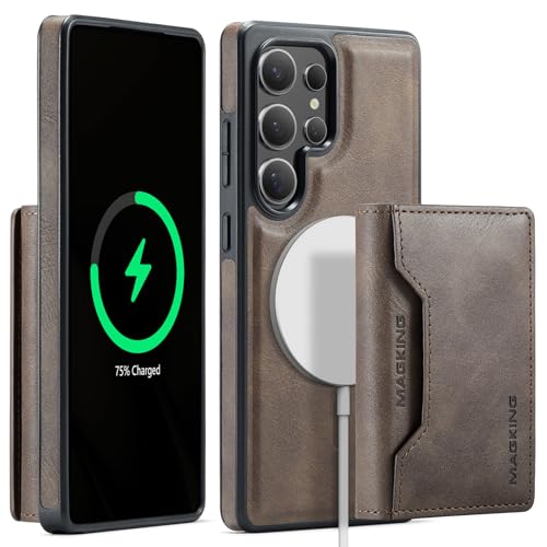 Étui de téléphone Samsung S24 portefeuille amovible sans fil