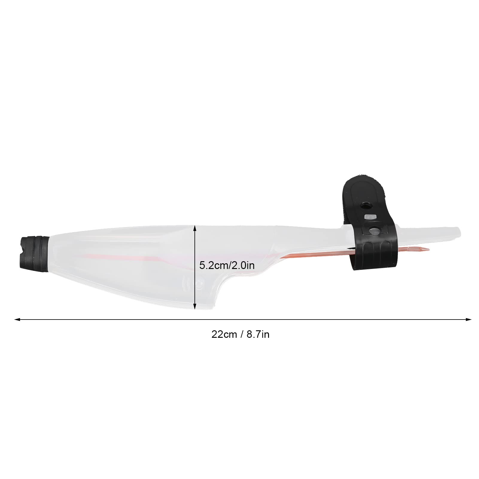 Yctze Punta per Canna da Pesca, Resistente e Regolabile, Leggera, per Uso | Materiale in PVC di alta qualità, saldamente attaccato all\'asta, facile da trasportare, adatto a tutti i di aste