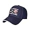 A True Patriott Charlie Kirk Hats Rest in Peace Charlie 1993 2025 Baseball Cap Navy Blue