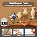 1DFAUL 12 oz Exhibits Fixing Gel for Museum, Removable Clear Museum Paste Putty Wax, Reusable & No Residue, Fixed Collection Artifacts and Decorations to Prevent Vibration, Falling