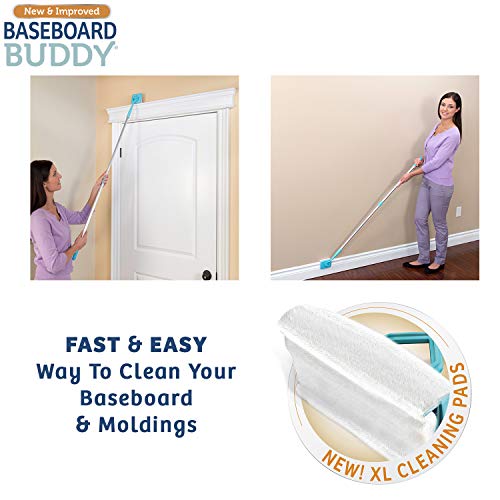 Baseboard Buddy Pad Refills – 20 Pack of Microfiber Replacement Pads - Thumbnail 2
