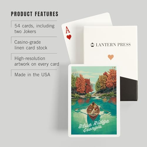 Lantern Press Baraja de Poker 52 cartas miniatura 3