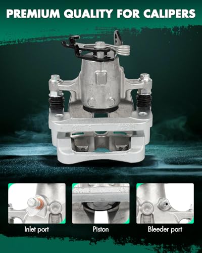 Image of SCITOO - Rear Right Disc Brake Caliper Assembly w /Bracket For Buick,For Chevy Models - For LaCrosse 2012-2016,For Malibu 2013,For Regal 2011-2017 18B5325