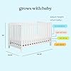 Carter’s by Davinci Colby 4-in-1 Convertible Baby Crib - GREENGUARD Gold Certified Convertible White Baby Crib to Toddler Bed, Daybed, Full-Size Bed, Easy to Assemble - 4 Adjustable Mattress Heights #3