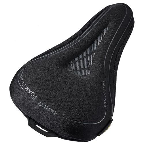 DAWAY C7 Comfortable Narrow Bike Seat Cover - Soft Memory Fo...