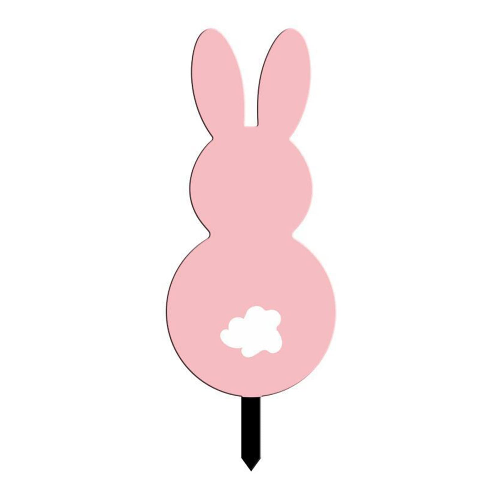 Easter Stake Shape Yard Decorative Garden Stakes Signs Decorations for Outdoor Garden Yard Party Easter Signs with Stakes Decorations Outdoor