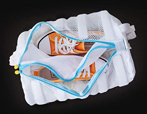 Durreus Mesh Laundry Bag Men Canvas Shoes Sneakers Trainers Washing In Washer Dryer Sturdy Women Delicates Lingerie Bra Wash Bags With Bumper Protectors #TOP7