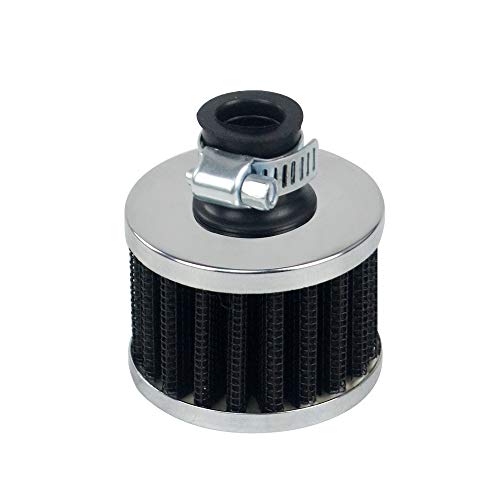 Filtre à air moto universel 12mm pour stopper les fuites de l'évent carter