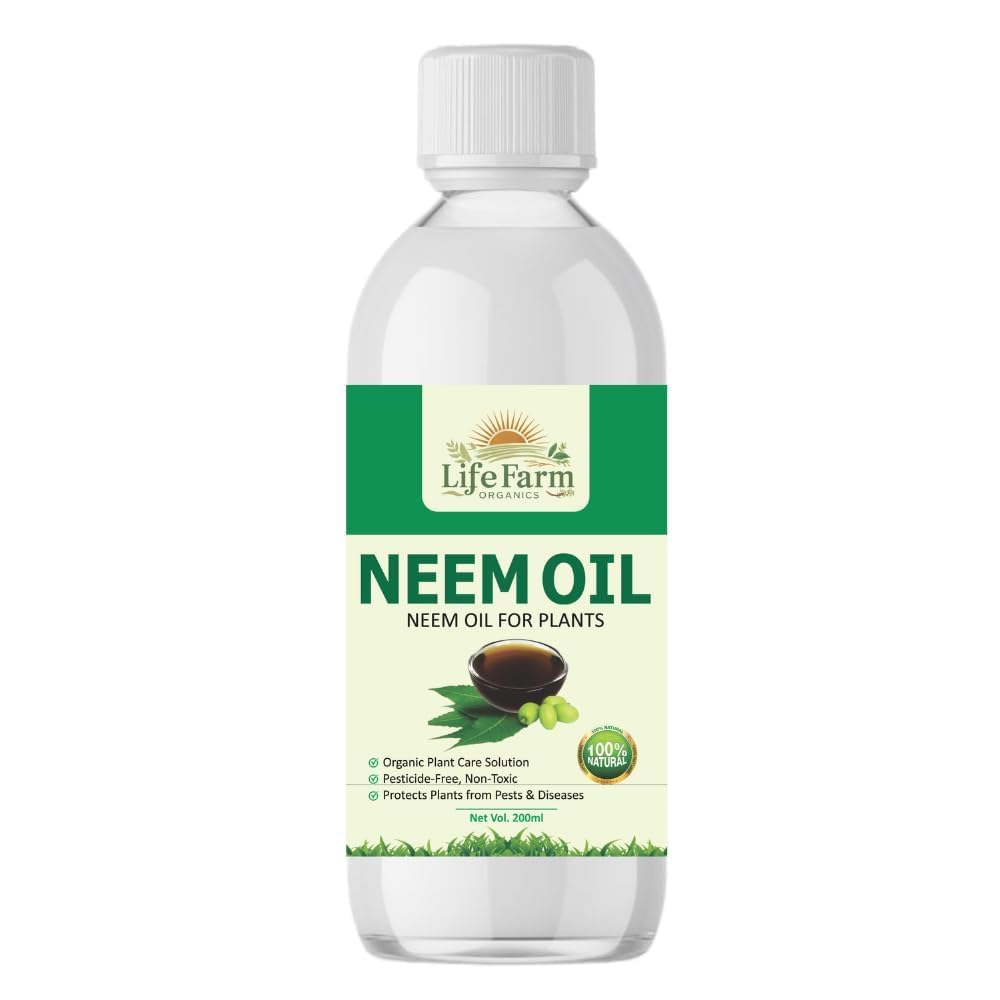 Pure Cold Pressed Water Soluble Neem Oil Concentrate for Plants & Garden |for Making 40 Neem Spray Bottles for Plant Insects | Herbal Pest Repellent (500ml)-image-13