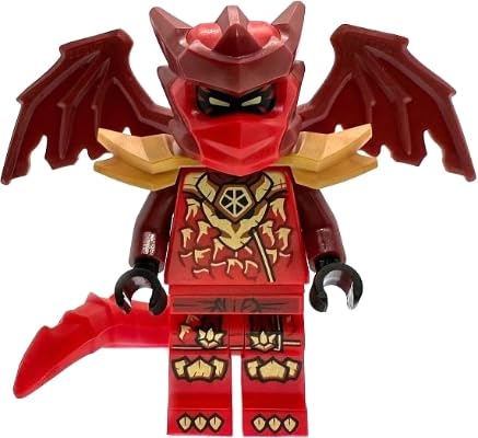 Ninjago Dragons Rising Season 4: Kai Dragon Form Minifigure with Sword - Ages 6+