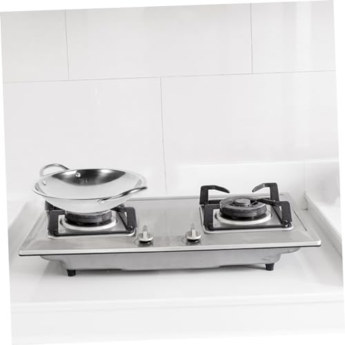 Wok de acero inoxidable Zerodeko con fondo redondo y diseño liso miniatura 3